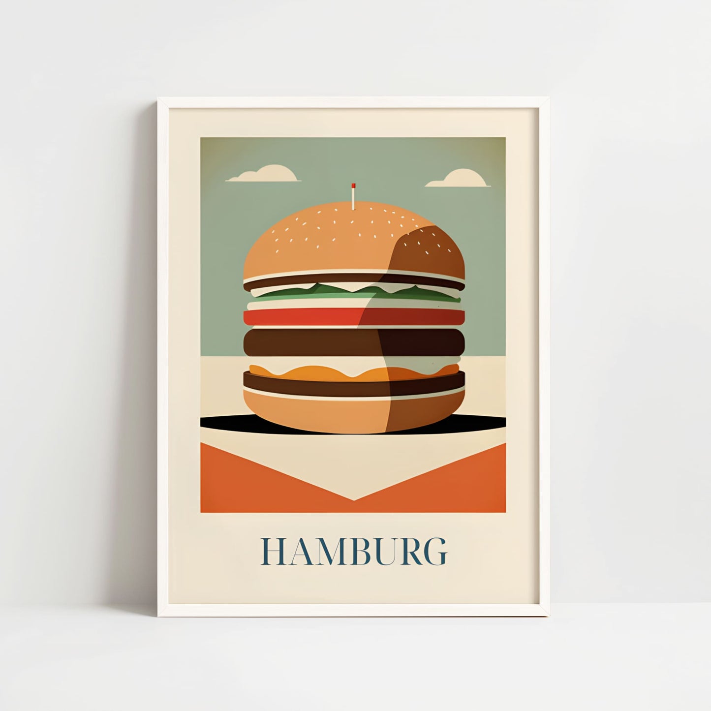 Poster - Hamburger from Hamburg, Germany