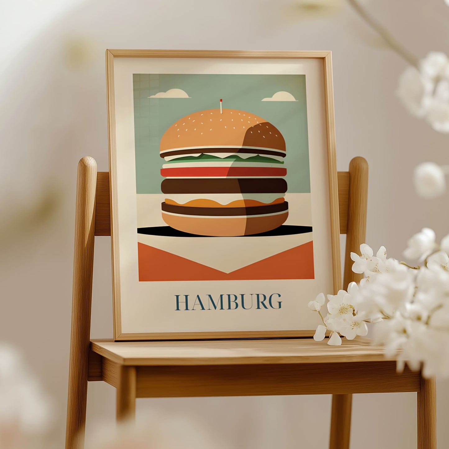 Poster - Hamburger from Hamburg, Germany