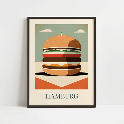 Poster - Hamburger from Hamburg, Germany