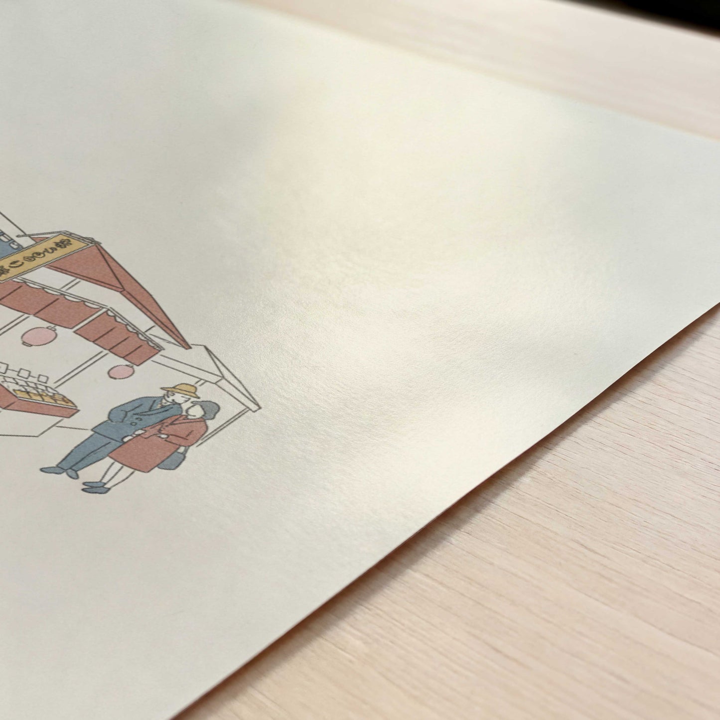 Morning at a Local Market – Print