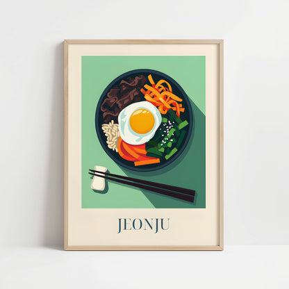 Poster - Bibimbap from Jeonju, Korea