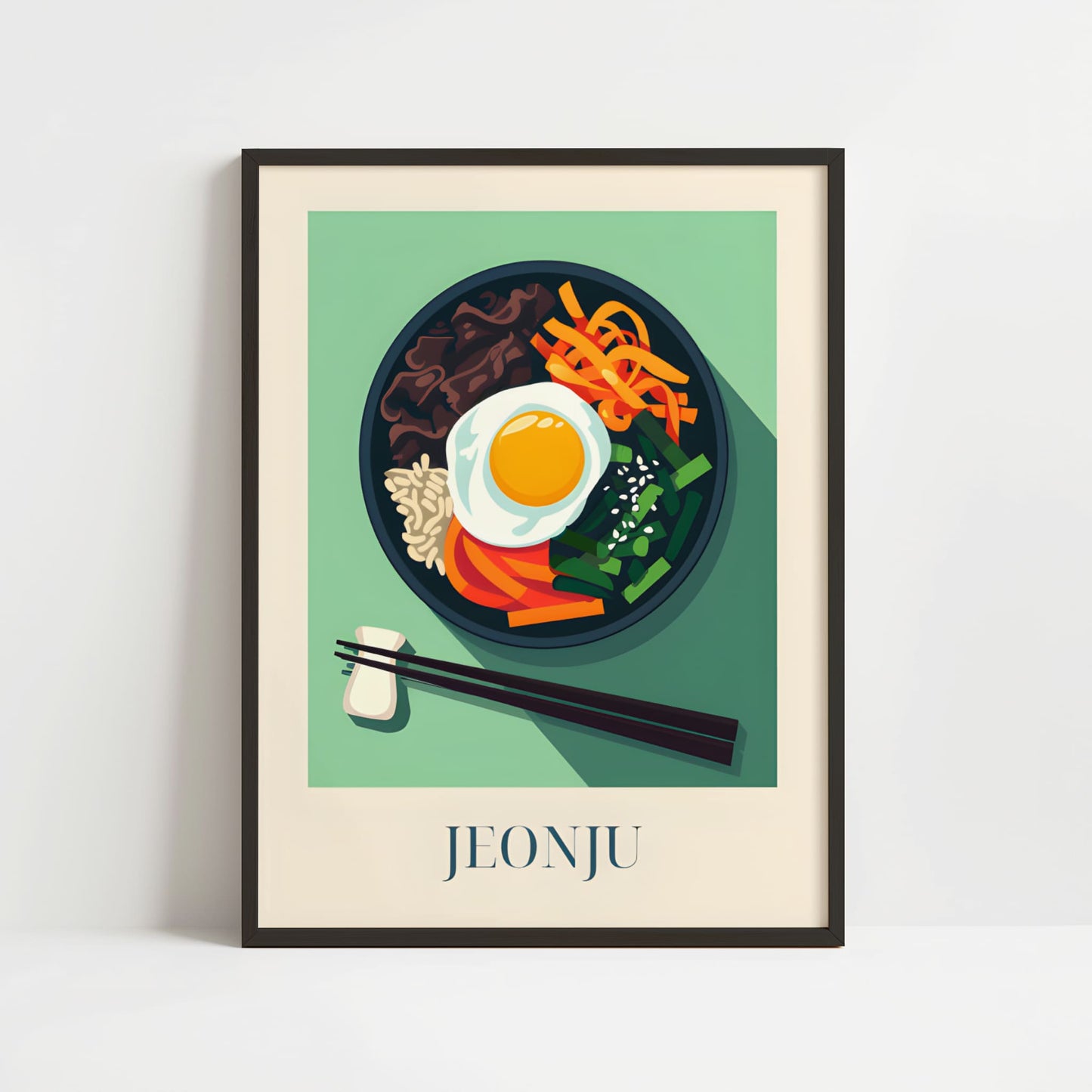 Poster - Bibimbap from Jeonju, Korea