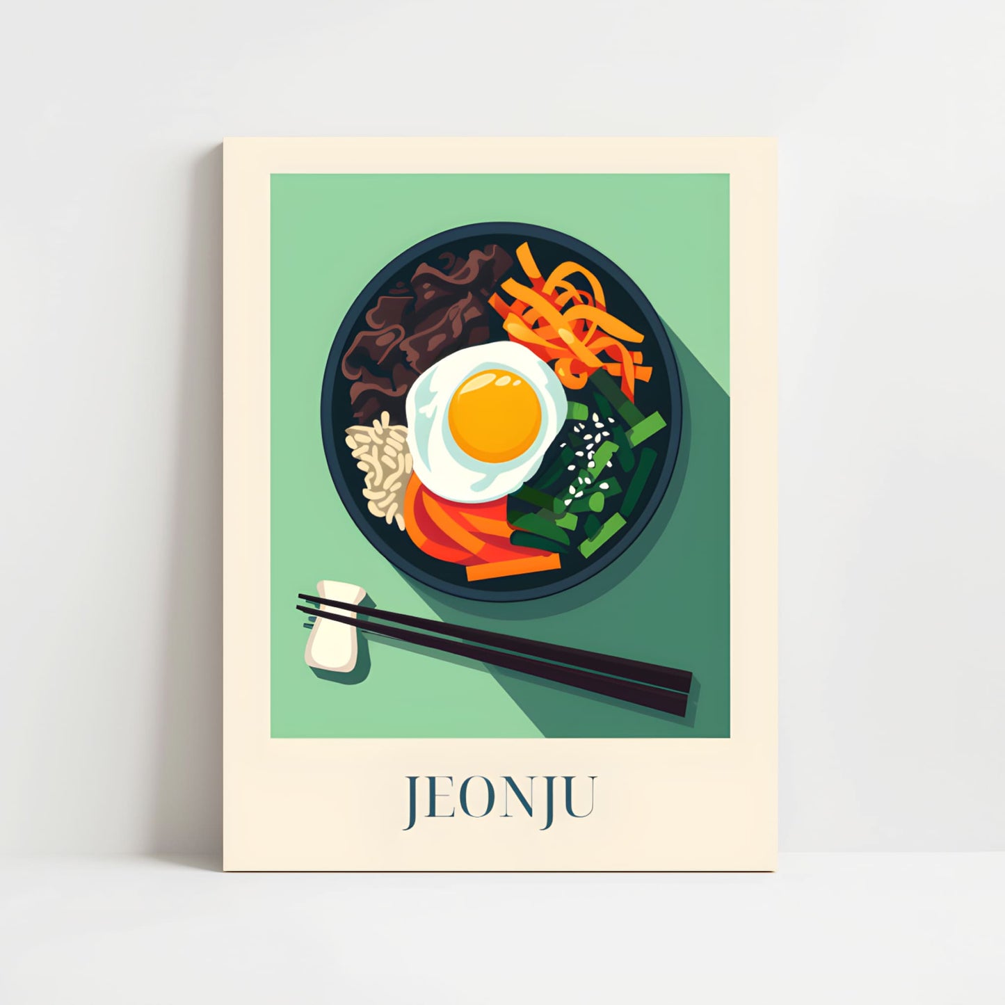 Poster - Bibimbap from Jeonju, Korea