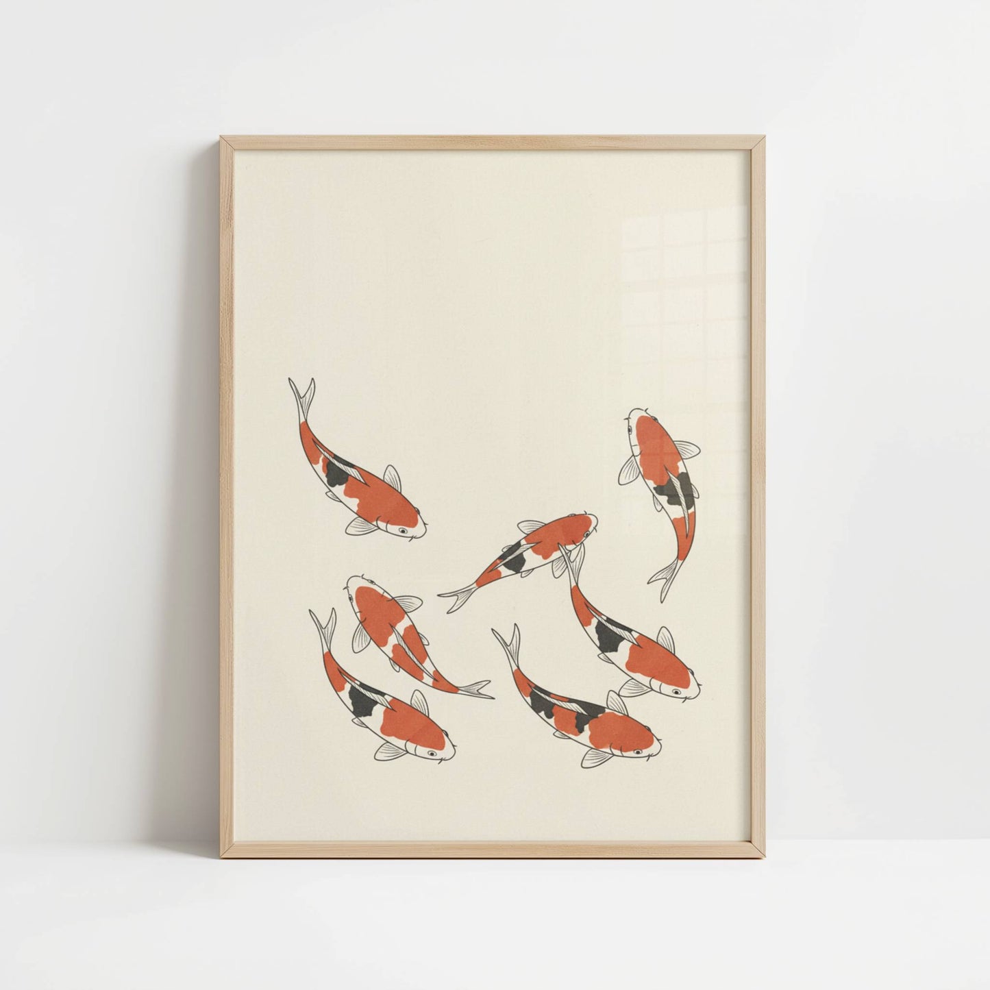 Slow Drift of Koi – Print