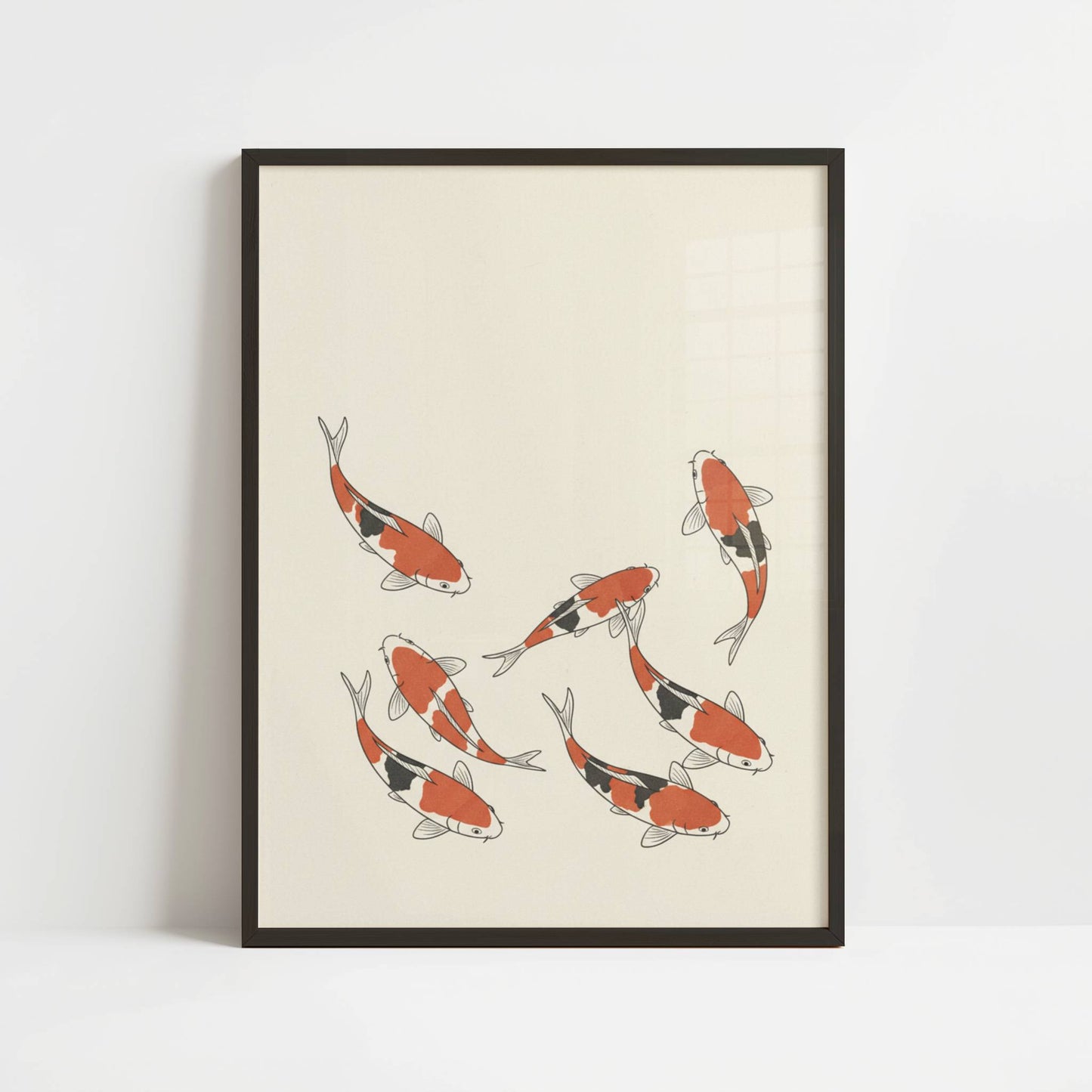 Slow Drift of Koi – Print