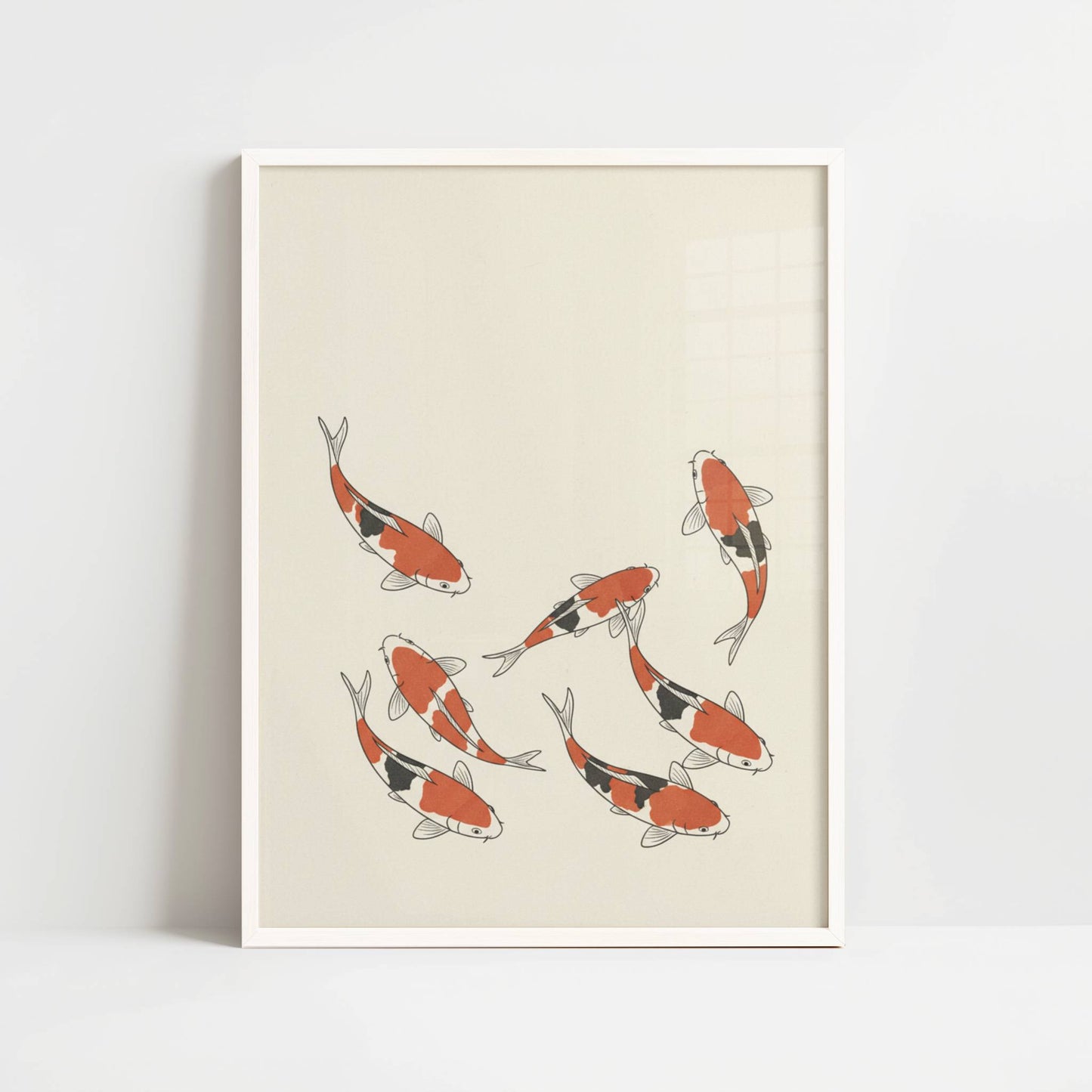 Slow Drift of Koi – Print