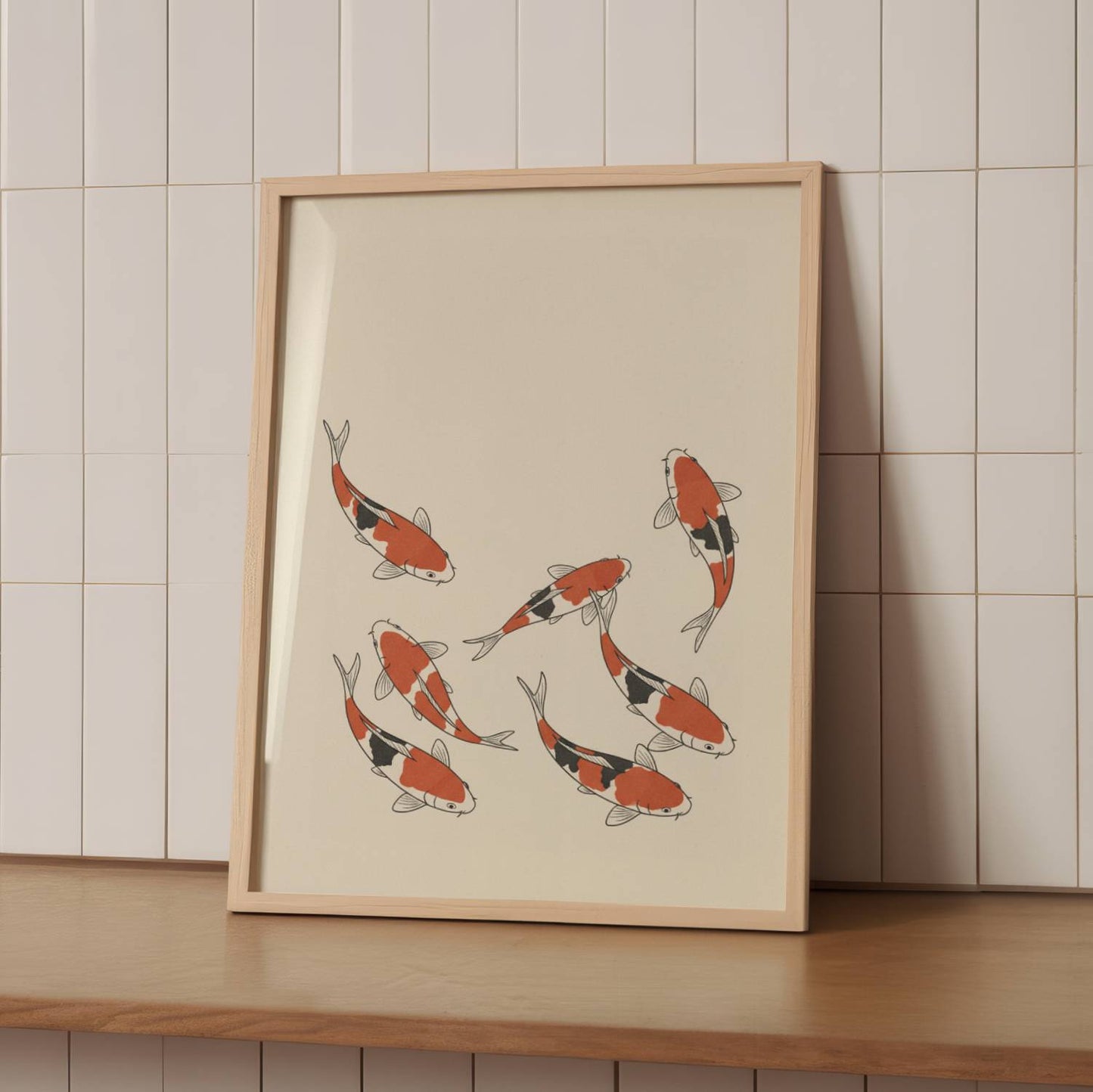 Slow Drift of Koi – Print