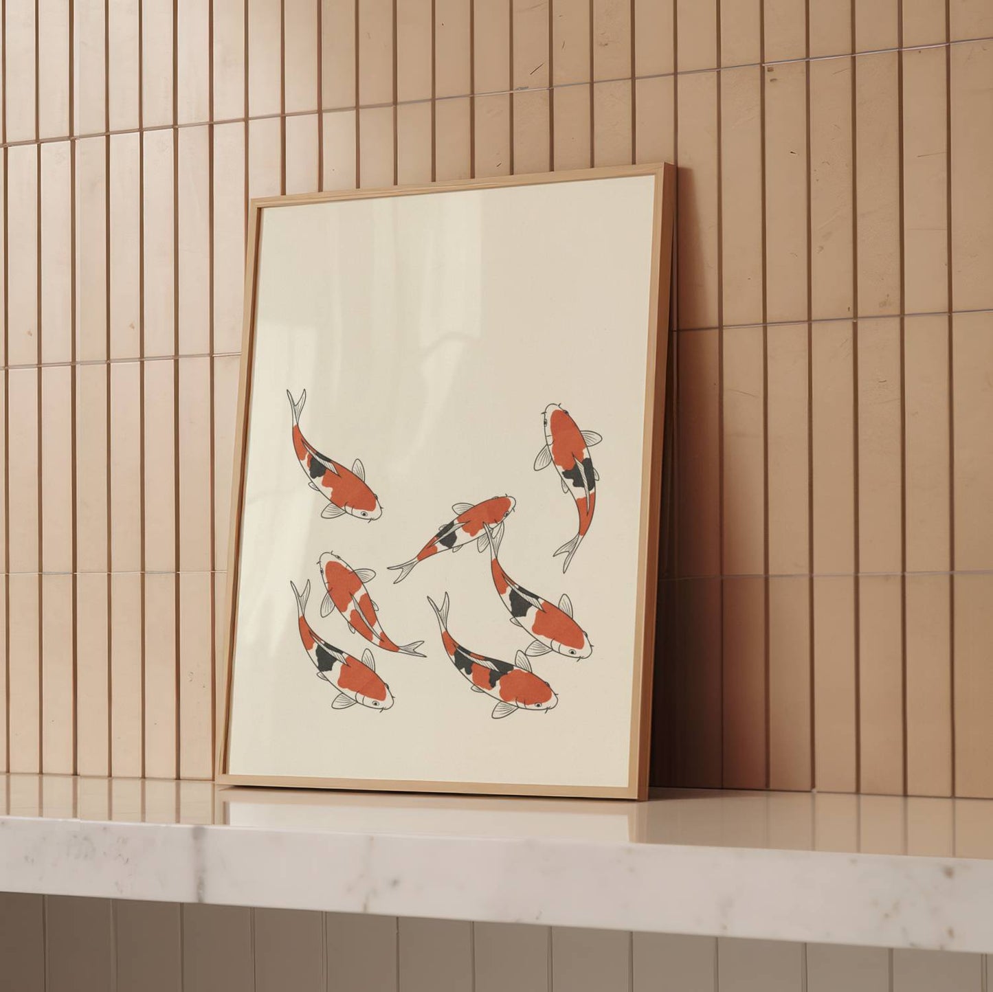 Slow Drift of Koi – Print