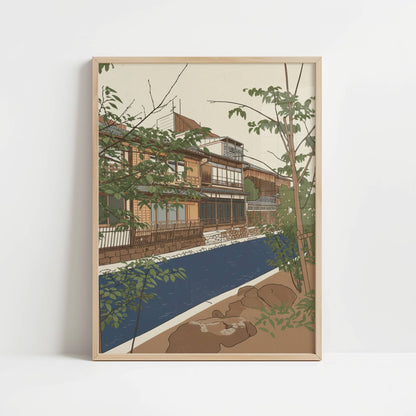 Evening Street in Kyoto – Print