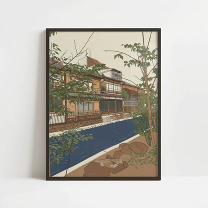 Evening Street in Kyoto – Print