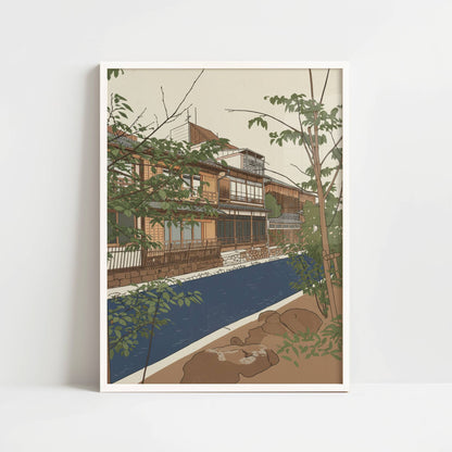 Evening Street in Kyoto – Print
