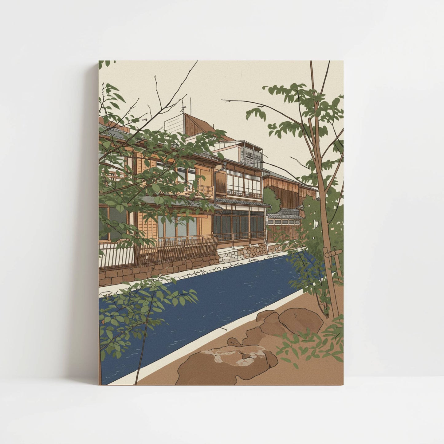 Evening Street in Kyoto – Print