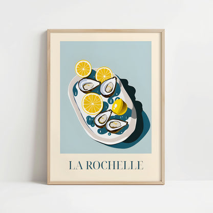 Poster - Oysters from La Rochelle, France