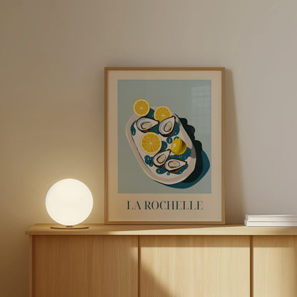 Poster - Oysters from La Rochelle, France