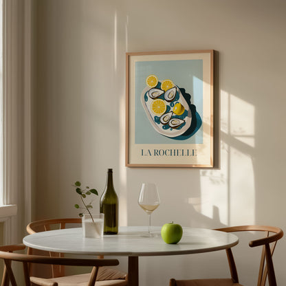 Poster - Oysters from La Rochelle, France