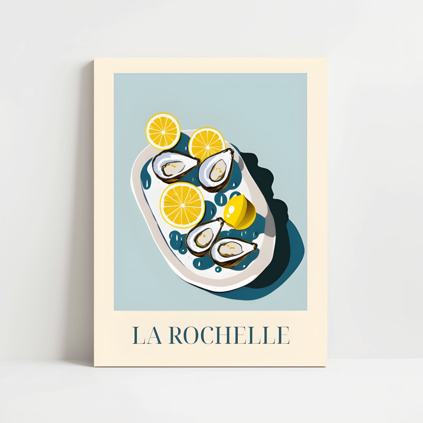 Poster - Oysters from La Rochelle, France