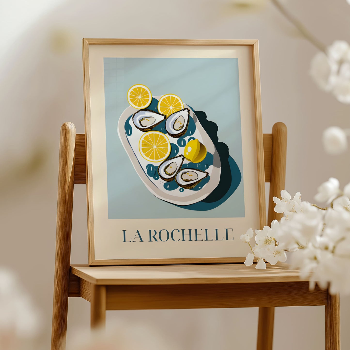 Poster - Oysters from La Rochelle, France