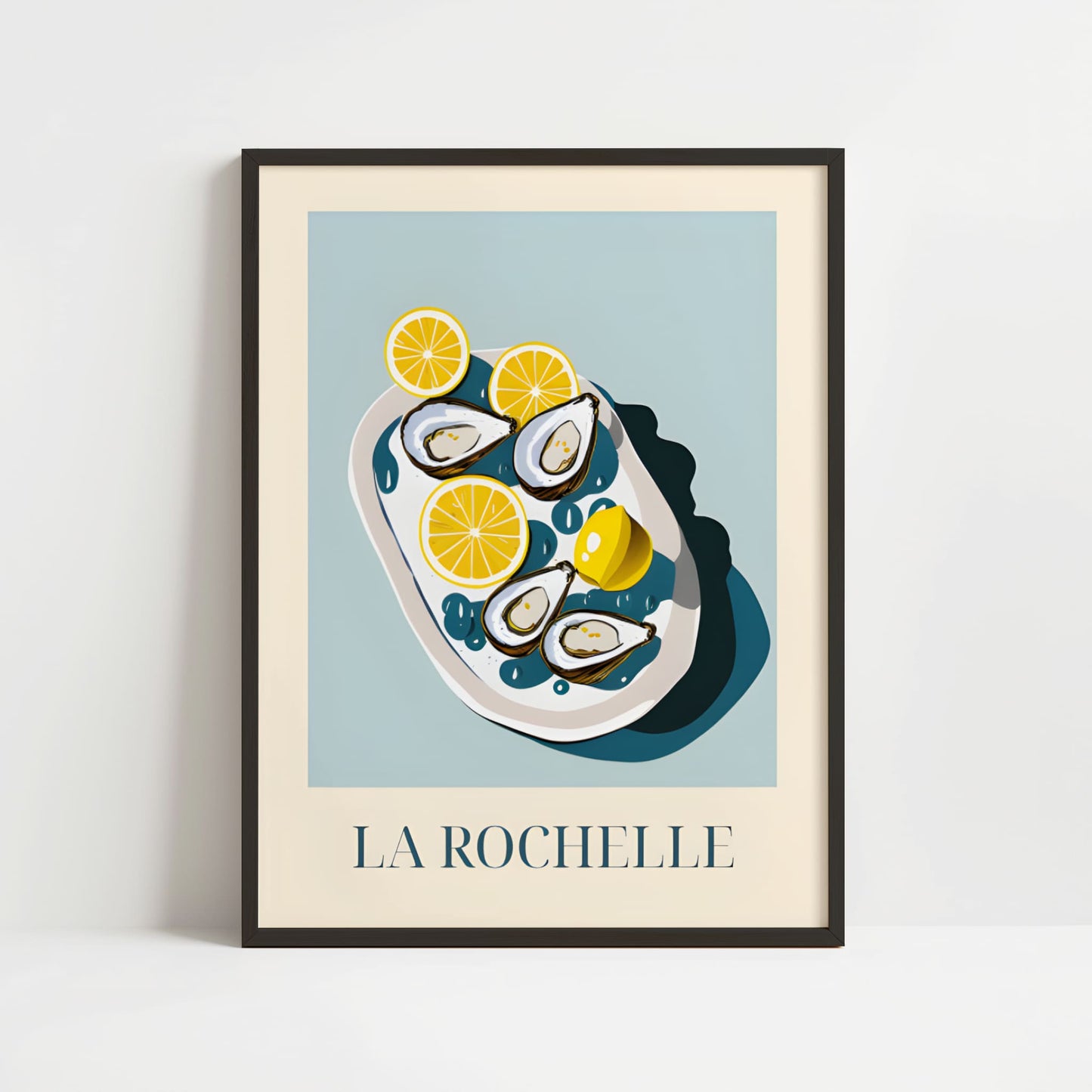 Poster - Oysters from La Rochelle, France