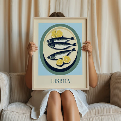 Poster - Sardines from Lisbon, Portugal