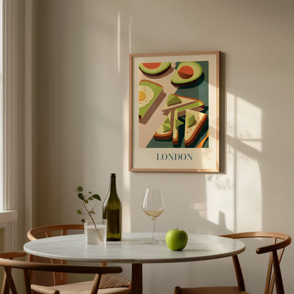 Poster - Avocado toast from London, England