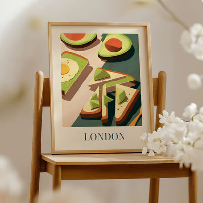 Poster - Avocado toast from London, England