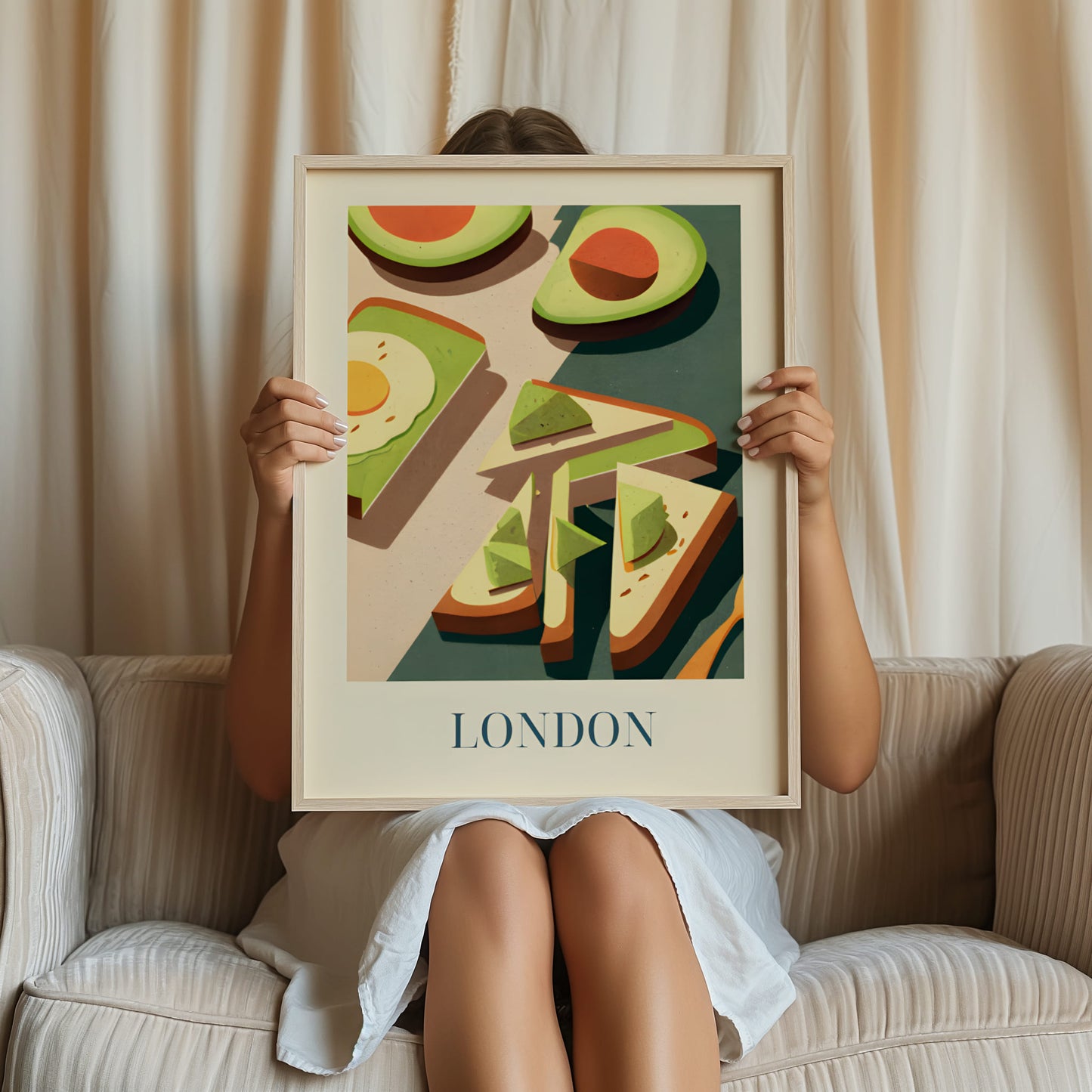 Poster - Avocado toast from London, England