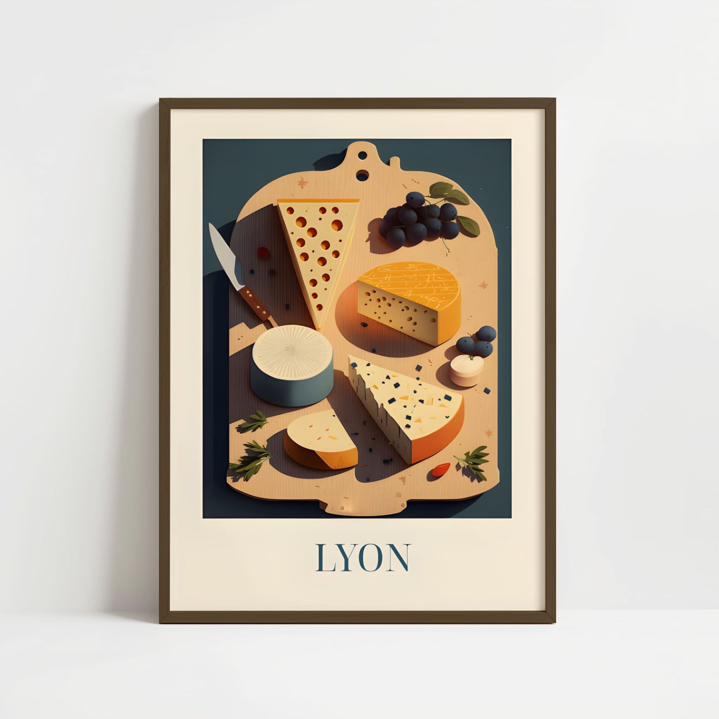 Poster - Charcuterie from Lyon, France