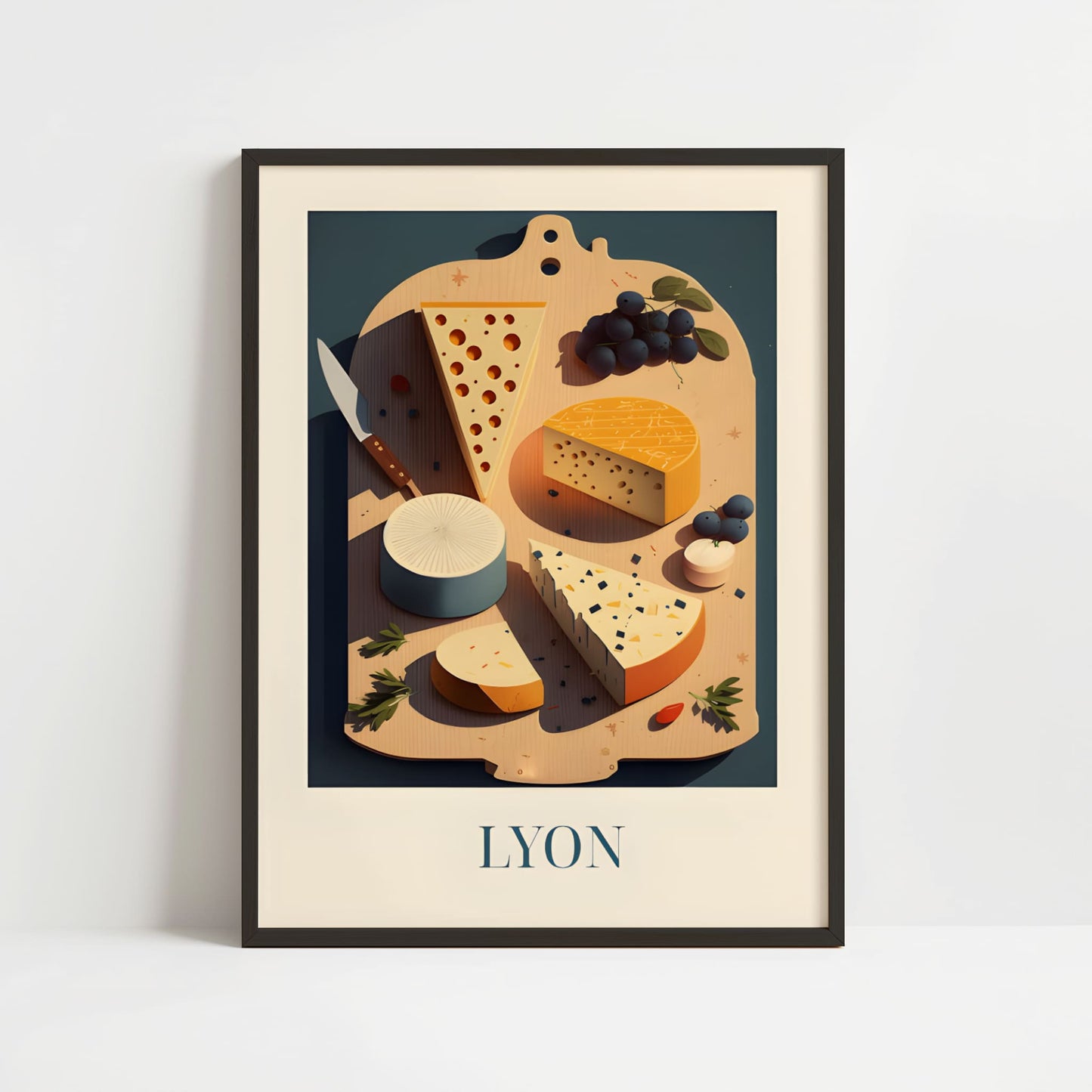 Poster - Charcuterie from Lyon, France