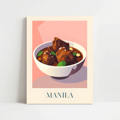 Poster - Adobo from Manila, Philippines