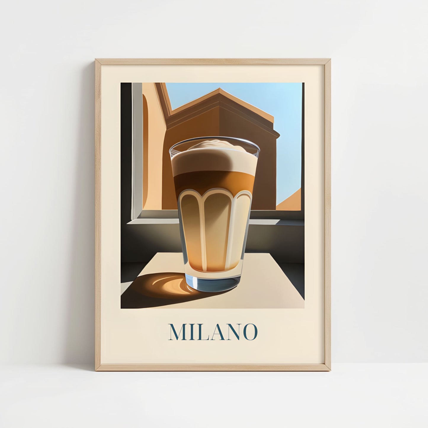 Poster - Latte macchiato from Milan, Italy