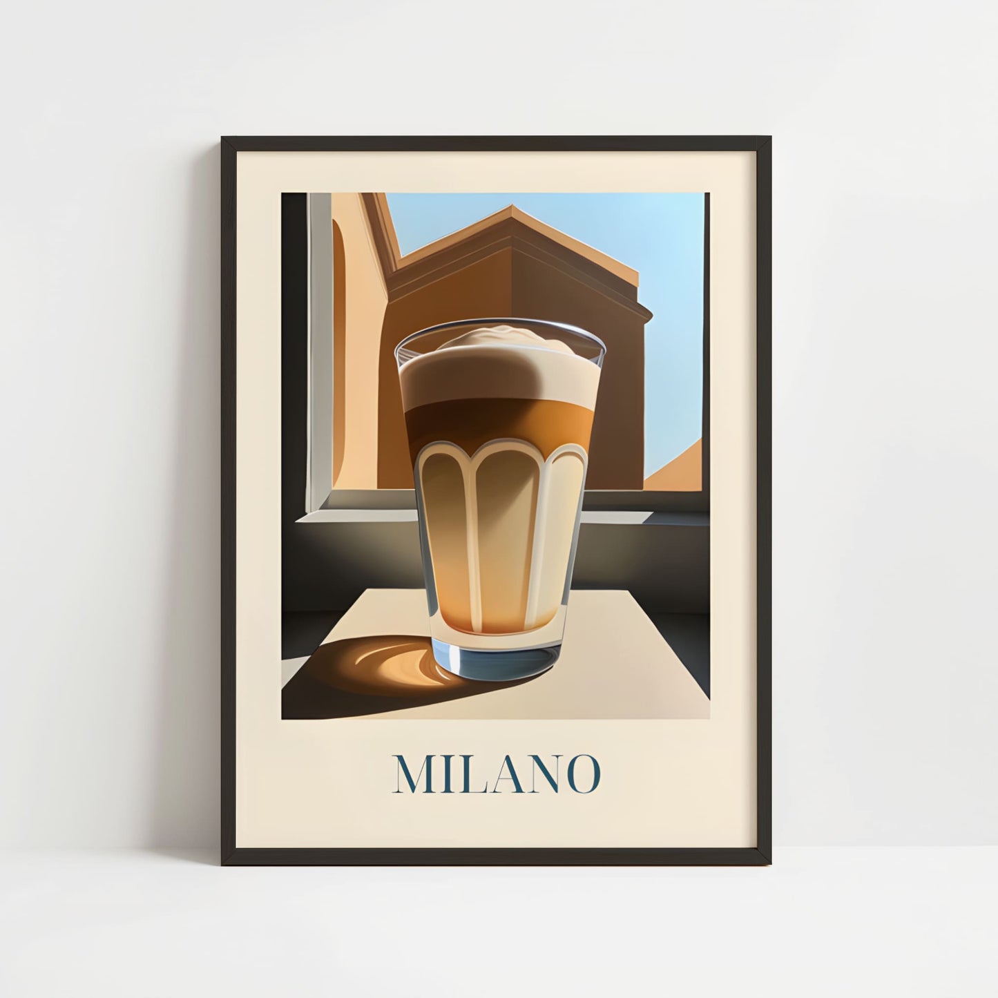 Poster - Latte macchiato from Milan, Italy