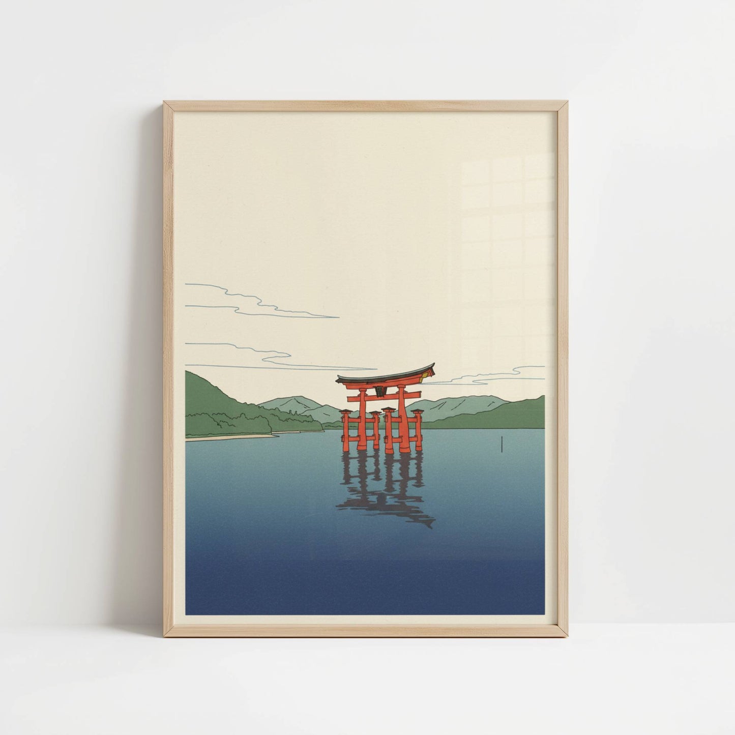 Floating Torii at Miyajima – Print