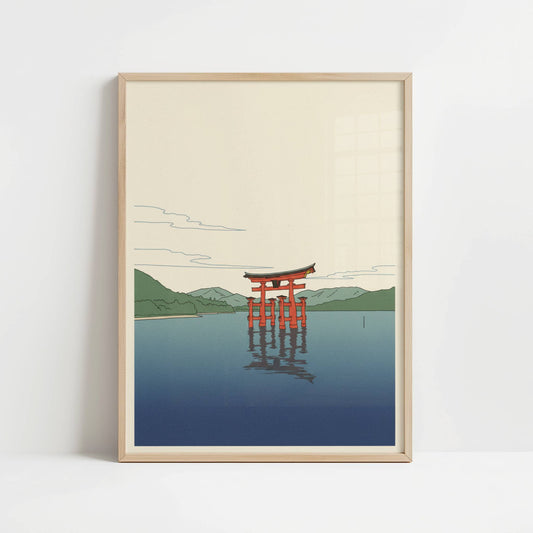 Floating Torii at Miyajima – Print