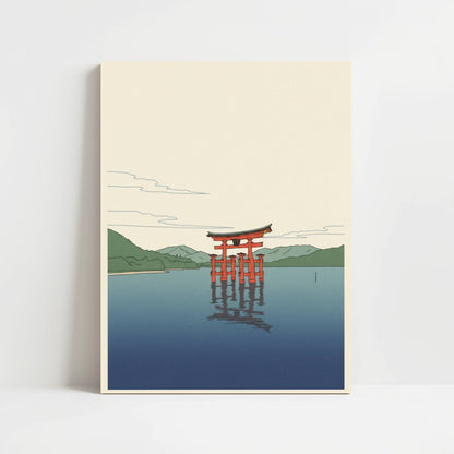Floating Torii at Miyajima – Print