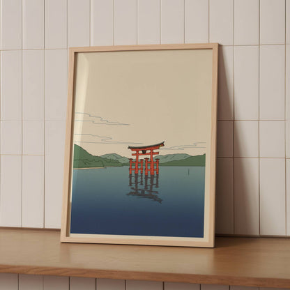 Floating Torii at Miyajima – Print