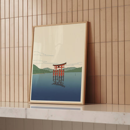 Floating Torii at Miyajima – Print