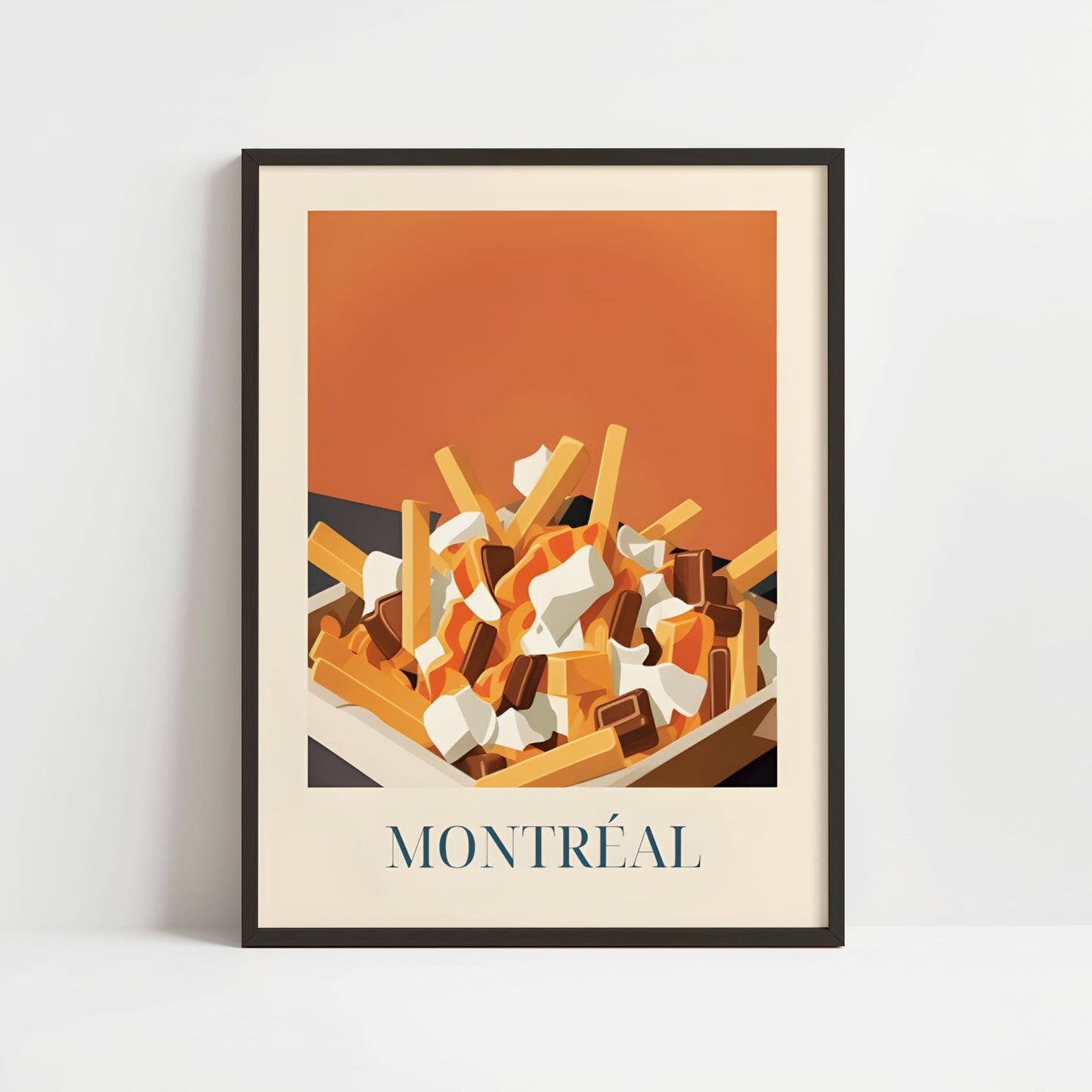 Poster - Poutine fries from Montreal, Canada