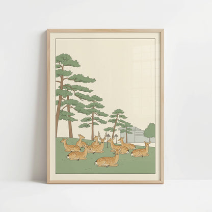 Deer of Nara Park – Print