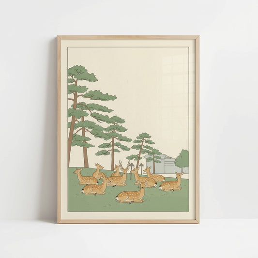 Deer of Nara Park – Print