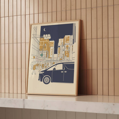 Osaka Streets After Dark – Print