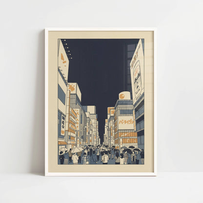 Neon Night in Osaka – Print