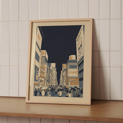 Neon Night in Osaka – Print