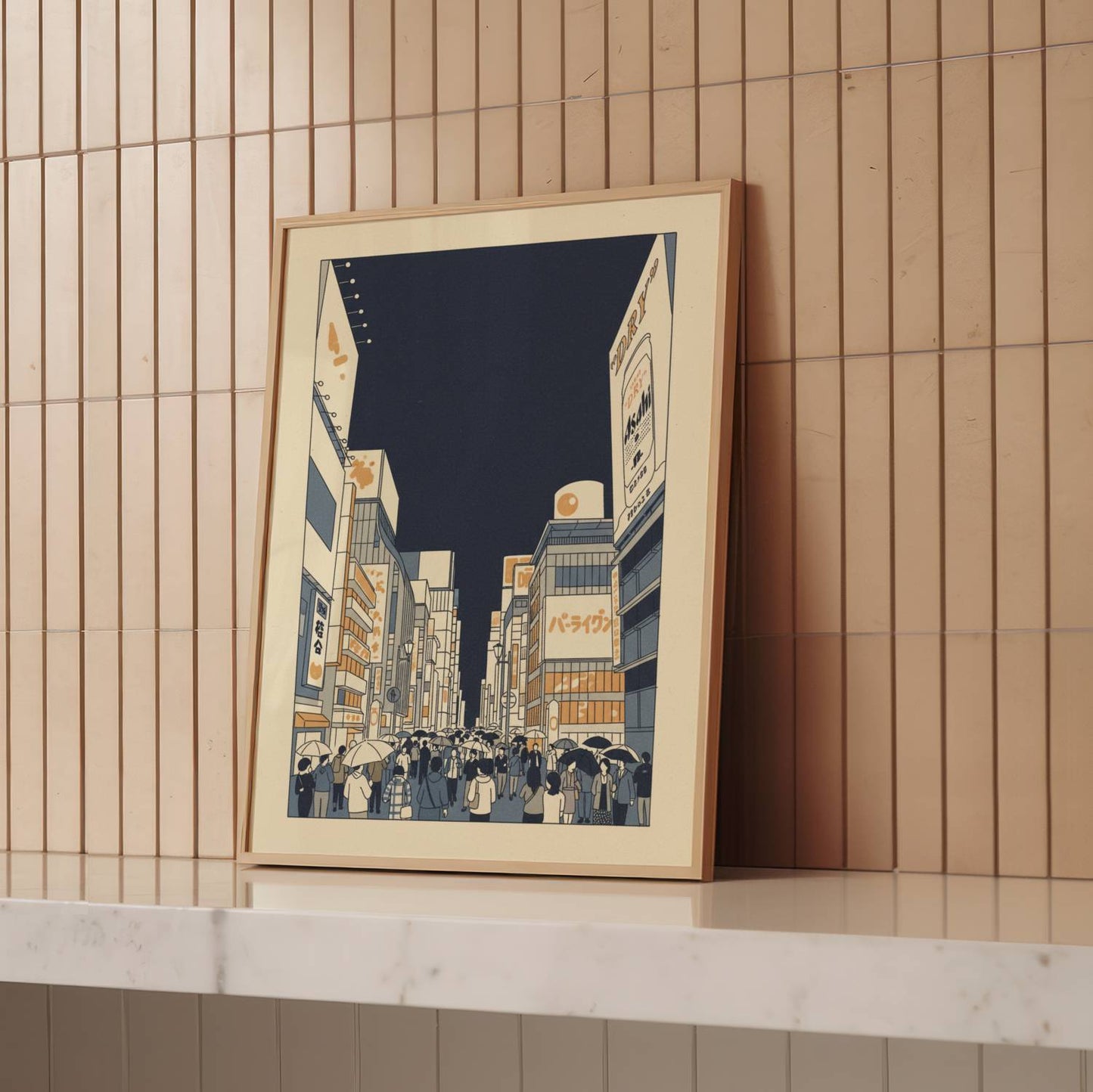 Neon Night in Osaka – Print