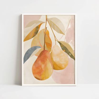 Poster - Pears in Bohemian style