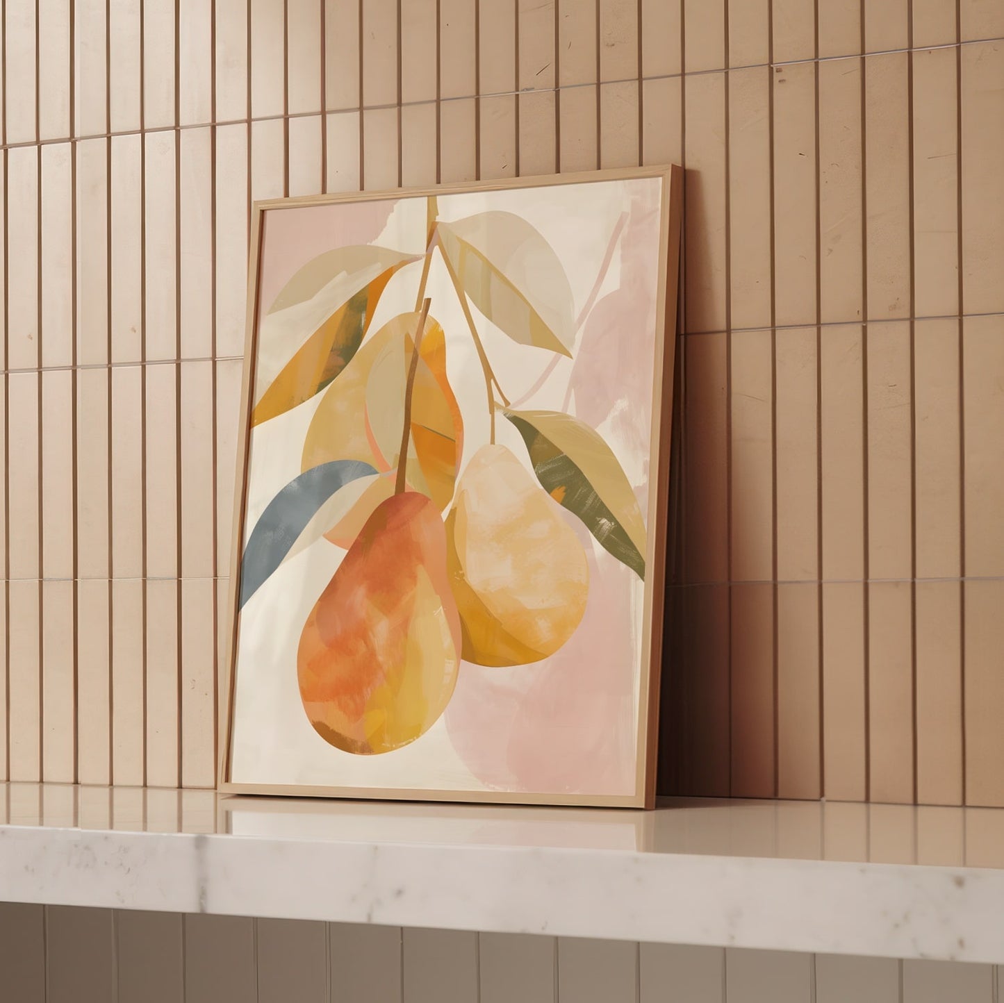 Poster - Pears in Bohemian style