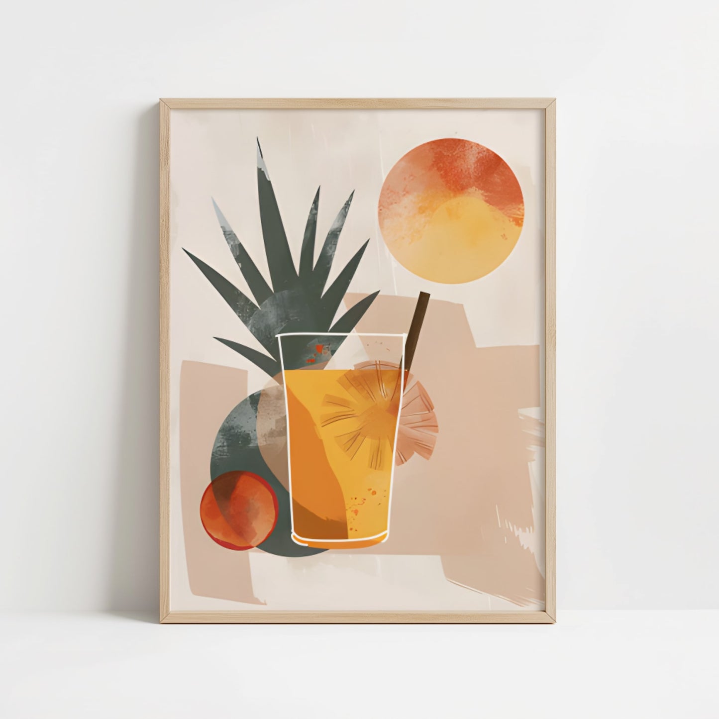 Poster - Piña Colada in Bohemian style