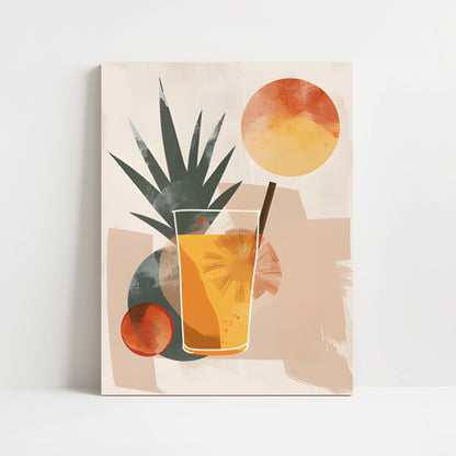 Poster - Piña Colada in Bohemian style