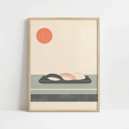 Quiet Sushi Arrangement – Print