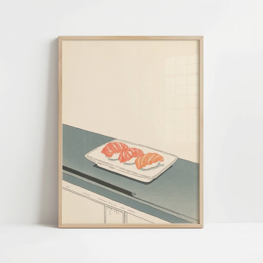 Balance on a Sushi Platter – Print