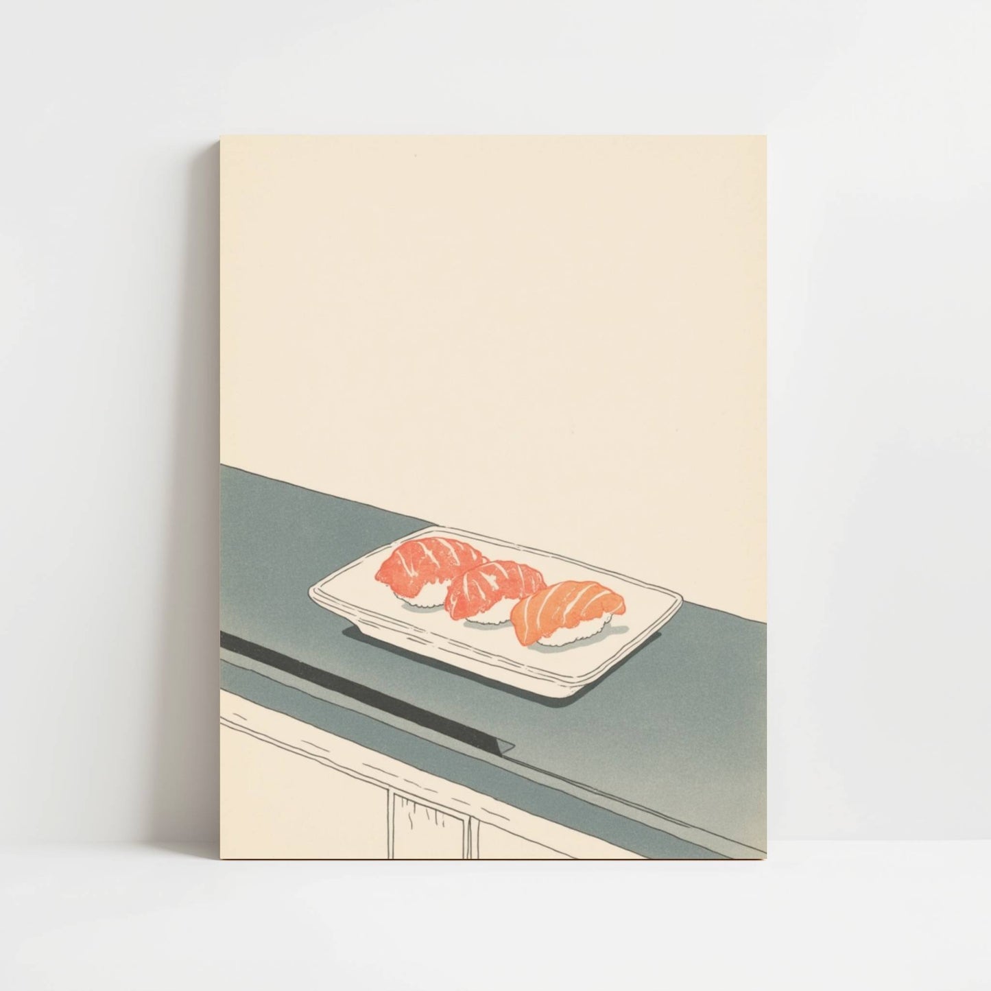 Balance on a Sushi Platter – Print